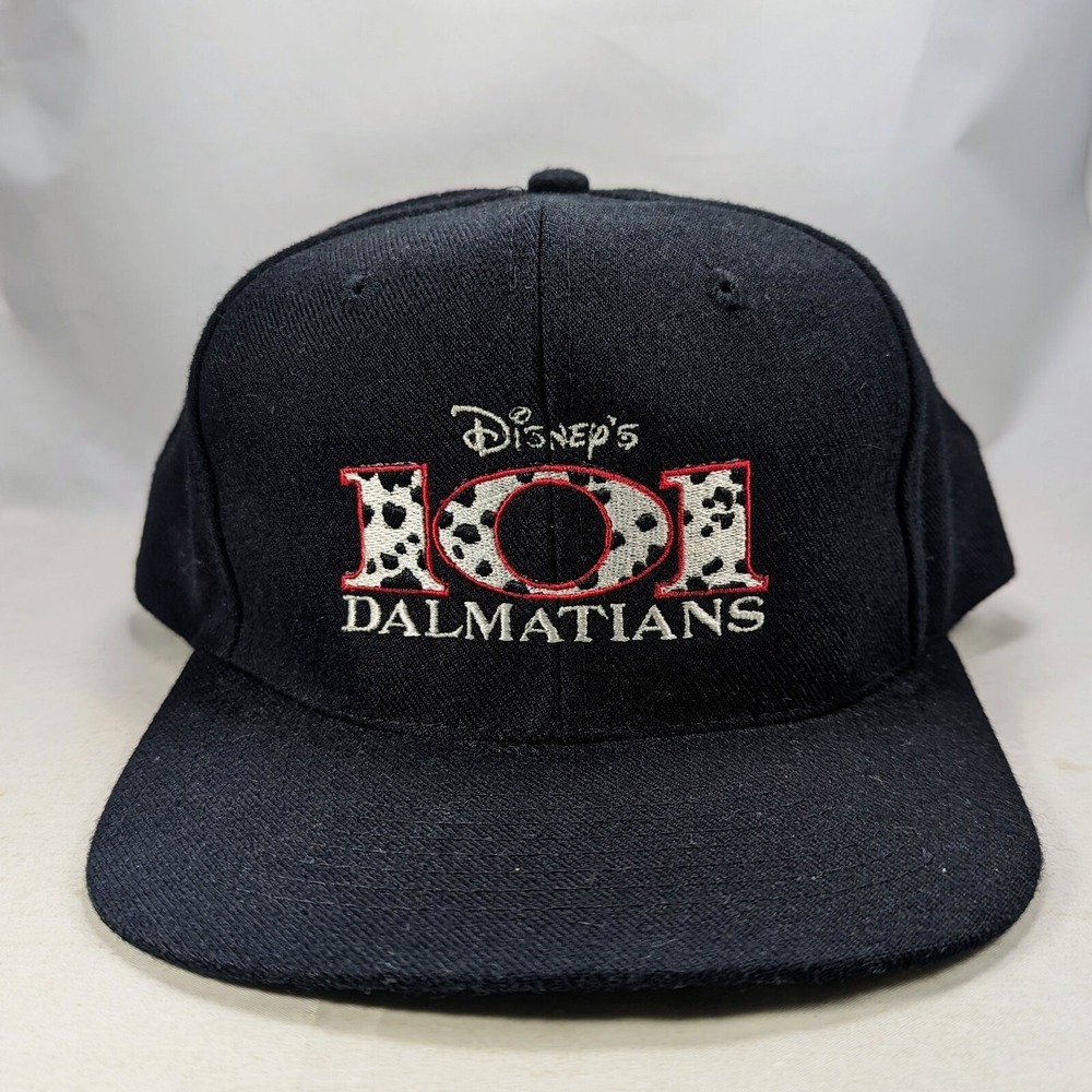 Vintage Disney 101‎ Dalmatians Movie Promo Hat Trucker 90s Snapback Cap DS